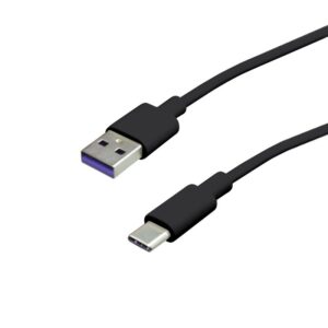Dátový kábel MobilNET USB - Type C 5A 1m čierny