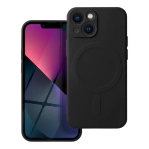 Puzdro Forcell Silicone MagSafe iPhone 13 Mini čierne