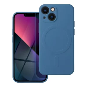 Puzdro Forcell Silicone MagSafe iPhone 13 Mini modré