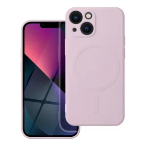 Puzdro Forcell Silicone MagSafe iPhone 13 Mini ružové