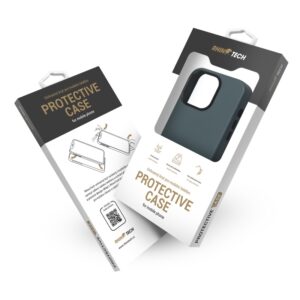 Puzdro RhinoTECH MAG Leather Case Eco iPhone 14 Pro Max modré