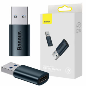 Redukcia BASEUS (ZJJQ000103) Ingenuity Mini OTG z Type C na USB čierna