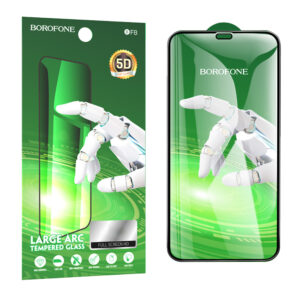 Borofone BF8 Diamond Armor 5D ochranné tvrdené sklo - iPhone 15 Pro čierne #00004289