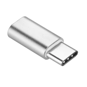 Redukcia Forcell micro USB - Type C strieborná