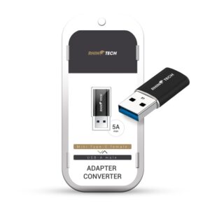 Redukcia RhinoTECH Type C - USB A čierna