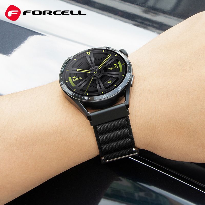 Univerzálny remienok Forcell F-DESIGN FS05 Alpine Loop 22mm čierny – Obrázok 3