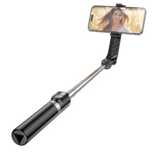 HOCO K20 statív a selfie tyč s Bluetooth ovládačom čierna