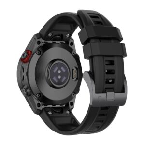 Silikónový remienok Wristband pre Garmin Fenix 3/3HR/5X/6X/6X Pro/7X/7X Pro čierny