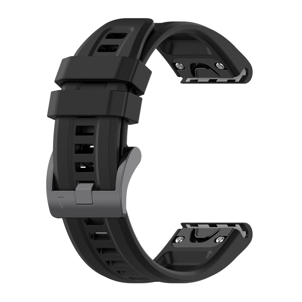 Silikónový remienok Wristband pre Garmin Fenix 3/3HR/5X/6X/6X Pro/7X/7X Pro čierny – Obrázok 5