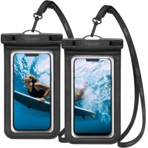 Vodeodolné puzdro SPIGEN A601 Universal Waterproof 2 kusy čierne