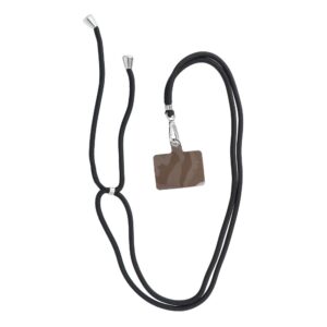 Forcell SWING nastaviteľná 6mm hrubá šnúrka na mobil čierna