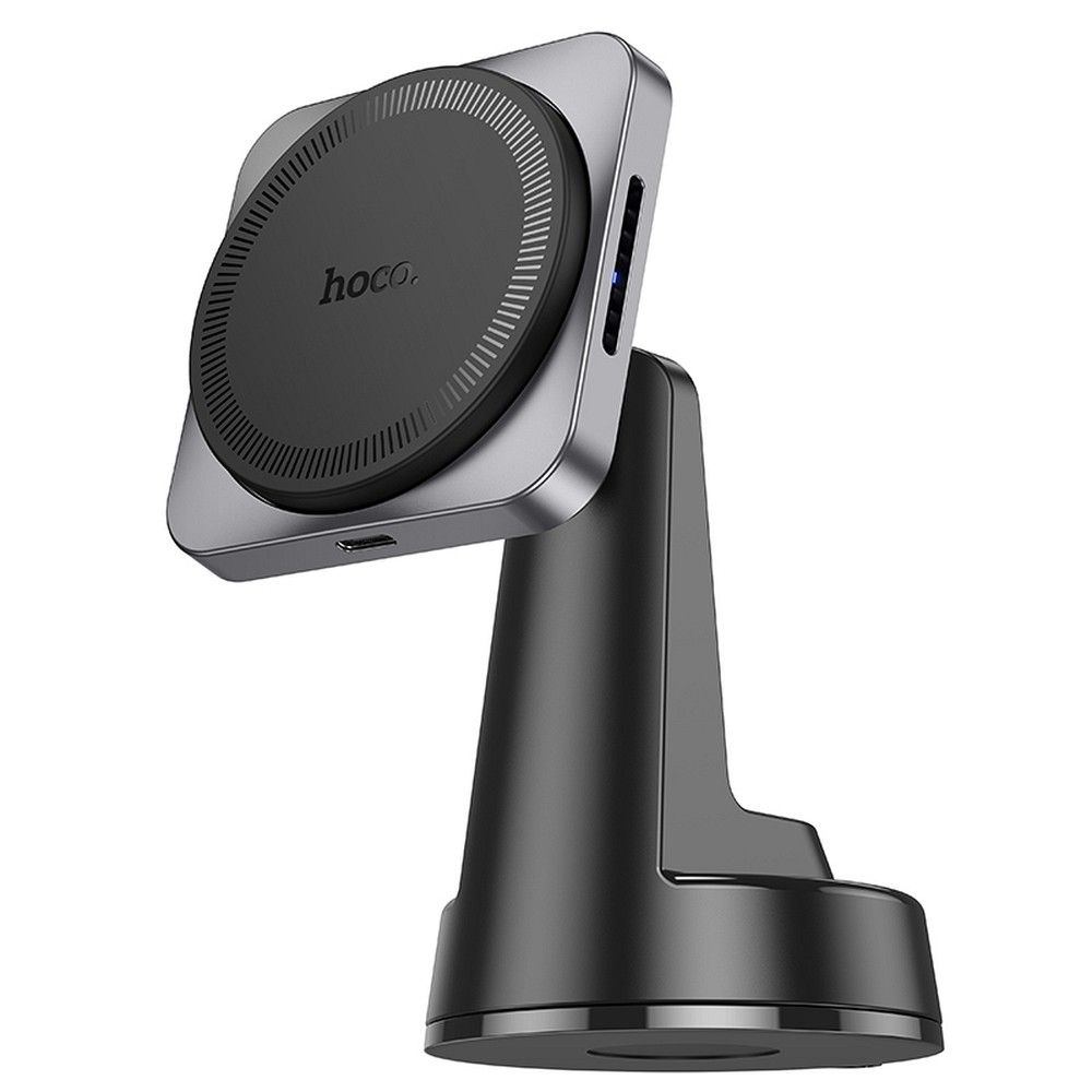 HOCO HW16 MagSafe 15W držiak do auta na sklo čierny – Obrázok 3
