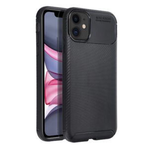 Puzdro Forcell CARBON Premium iPhone 15 čierne