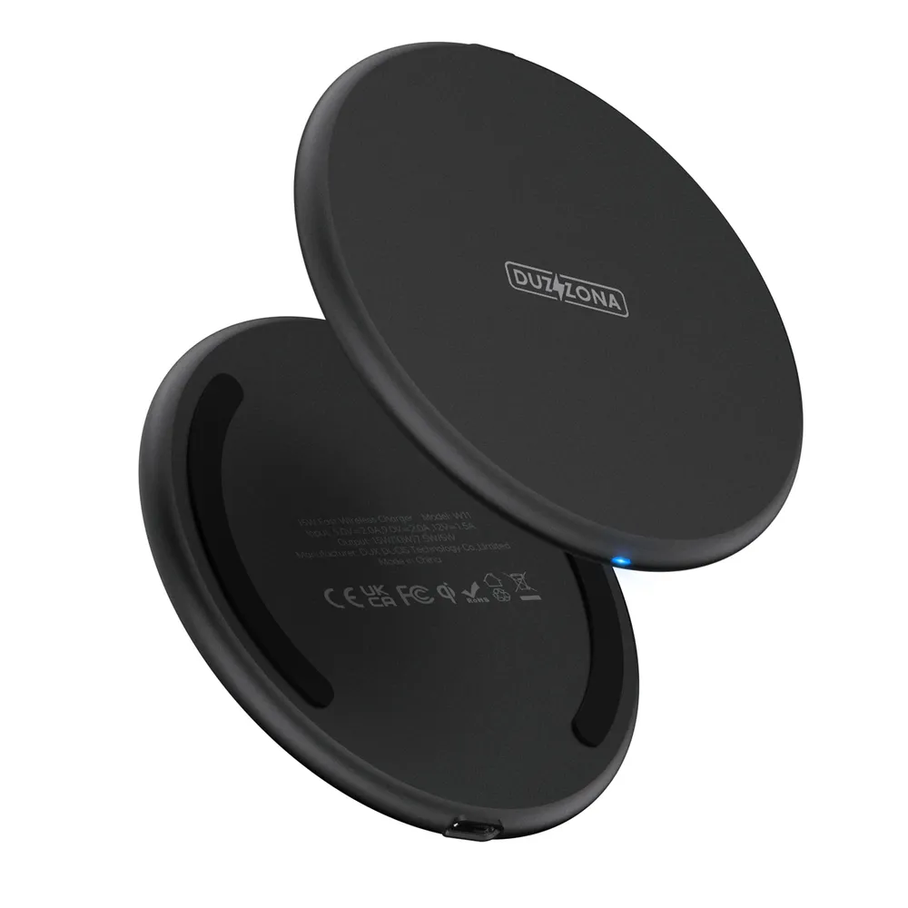 DUZZONA W11 bezdrôtová QI nabíjačka s MagSafe 15W čierna – Obrázok 2
