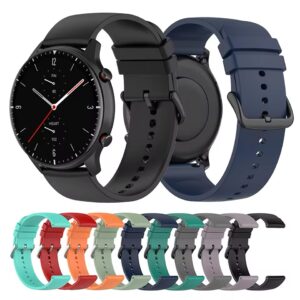 Univerzálny silikónový remienok KINGMAS Elegance 22mm čierny
