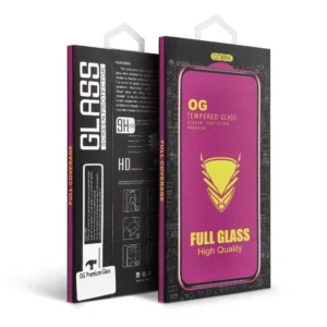 Ochranné tvrdené sklo OG Premium Glass iPhone 13/13Pro/14/16E/17E čierne #00004442