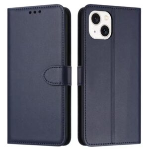 Knižkové puzdro KINGMAS Issue – iPhone 15 modré