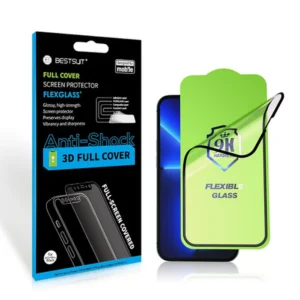 BestSuit Flexible Nano Glass 5D Full Glue keramické ochranné tvrdené sklo - Huawei P30 Lite čierne #00002008