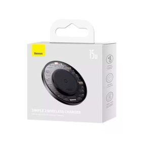 Bezdrôtová nabíjačka BASEUS Simple 2 s podporou Quick Charge 15W (CCJJ050001) čierna