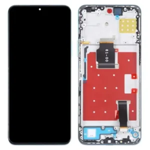 Honor 90 Lite / Honor X8a 4G 2023 - LCD displej a dotyková plocha s rámom OEM modrý (Cyan Lake)
