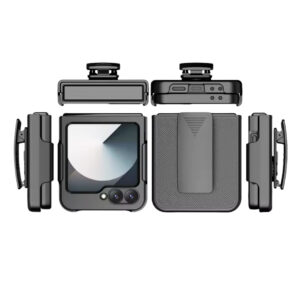 Puzdro KINGMAS Anti-Drop Clip Samsung Galaxy Z Flip 6 čierne