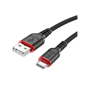 Dátový kábel HOCO Anti-Bending X59 3A USB - Type C 3m čierny