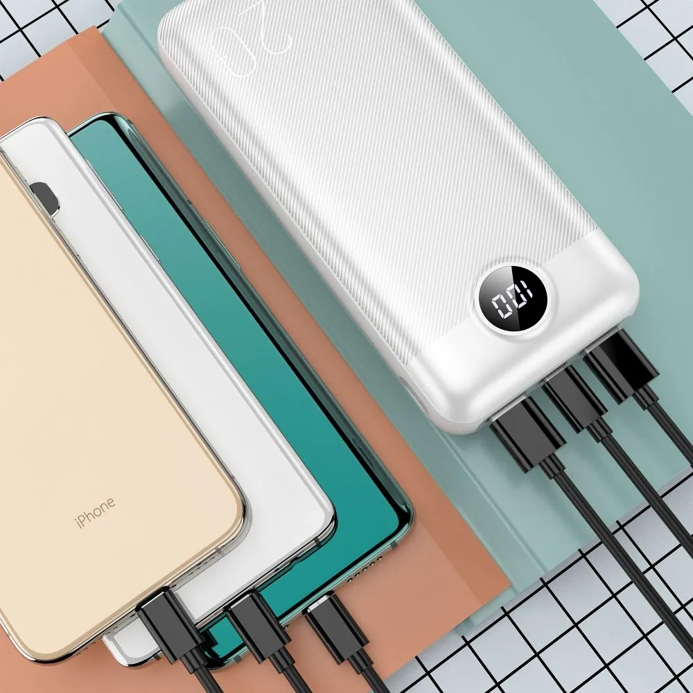 Power Bank VEGER L20S 20 000 mAh PD QC 3.0 20W biela – Obrázok 5