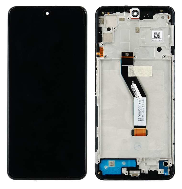 Xiaomi RedMi Note 11S 5G/Xiaomi Poco M4 Pro 5G/Xiaomi RedMi Note 11T 5G - Originál LCD displej a dotyková plocha s rámom čierny (Service Pack)