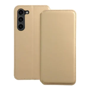 Knižkové puzdro Dual Pocket Book Samsung Galaxy S24/S25 zlaté