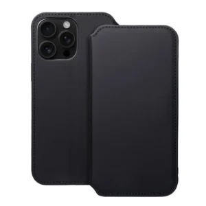 Knižkové puzdro Dual Pocket Book iPhone 16 Pro Max čierne