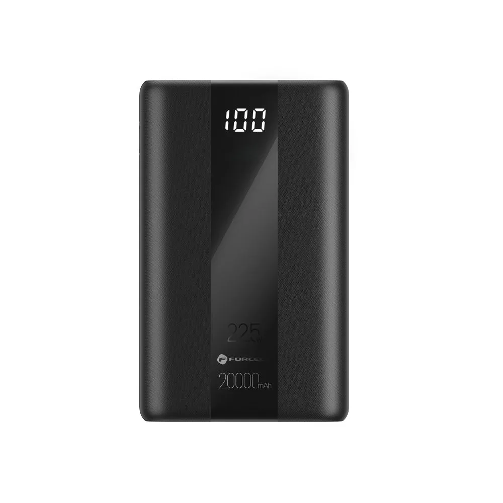 Power Bank Forcell F-ENERGY P20K2 Energo 20 000 mAh PD QC 3.0 22,5W čierna – Obrázok 2