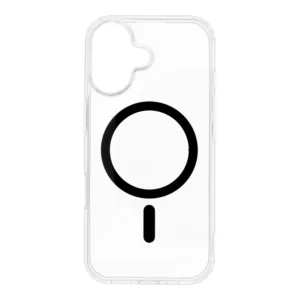 Puzdro Forcell Drop Glue Colorful Ring MagSafe Cover iPhone 17 transparentné
