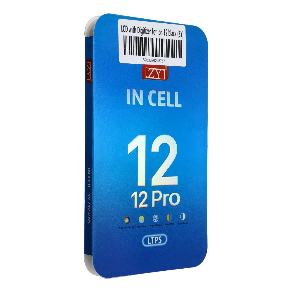 iPhone 12/12 Pro – LCD displej a dotyková plocha (ZY-LTPS) čierny – Obrázok 3