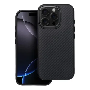 Puzdro Forcell Carbon Elite MagSafe Cover iPhone 17 Pro čierne