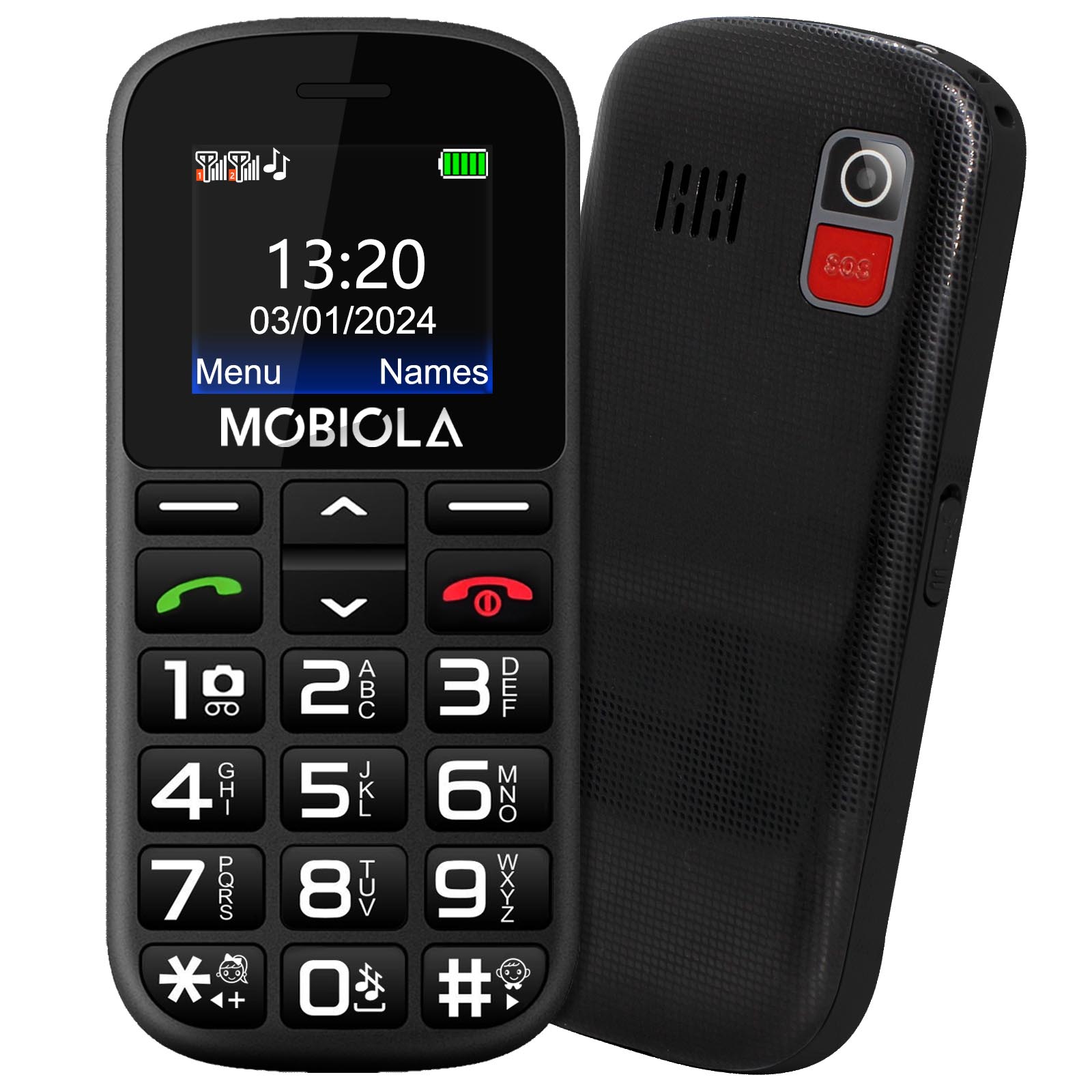 MOBIOLA MB200 ČIERNA