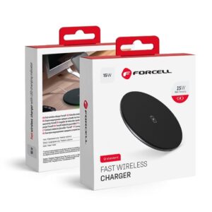 FORCELL F-Energy bezdrôtová QI nabíjačka 15W čierna