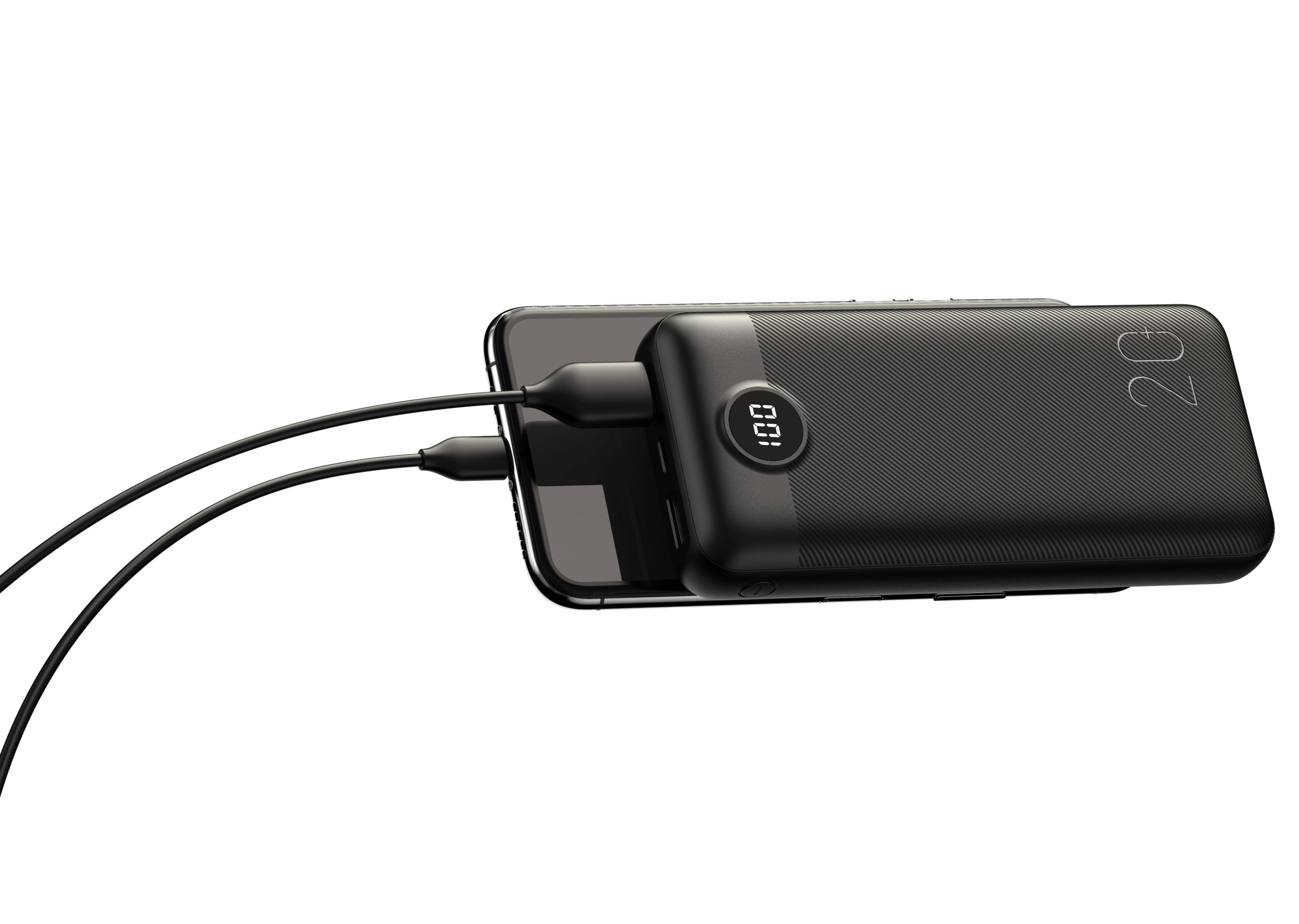 Power Bank VEGER L20S 20 000 mAh PD QC 3.0 20W čierna – Obrázok 5