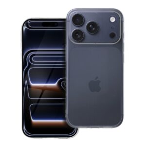 Puzdro Forcell Camera CLEAR CASE 2mm – iPhone 17 Pro transparentné