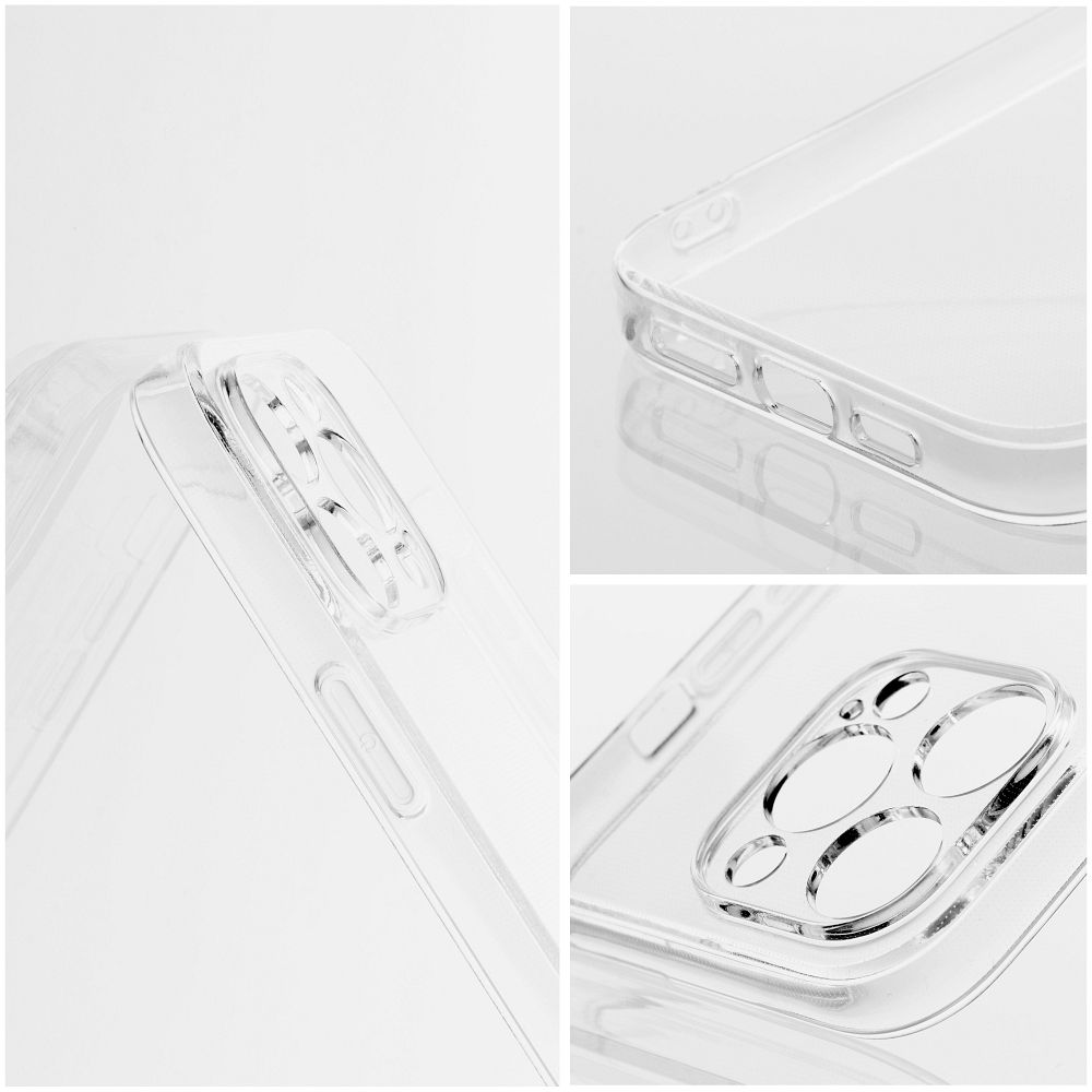 Puzdro Forcell Camera CLEAR Case 2mm MagSafe - iPhone 17 Pro transparentné – Obrázok 2