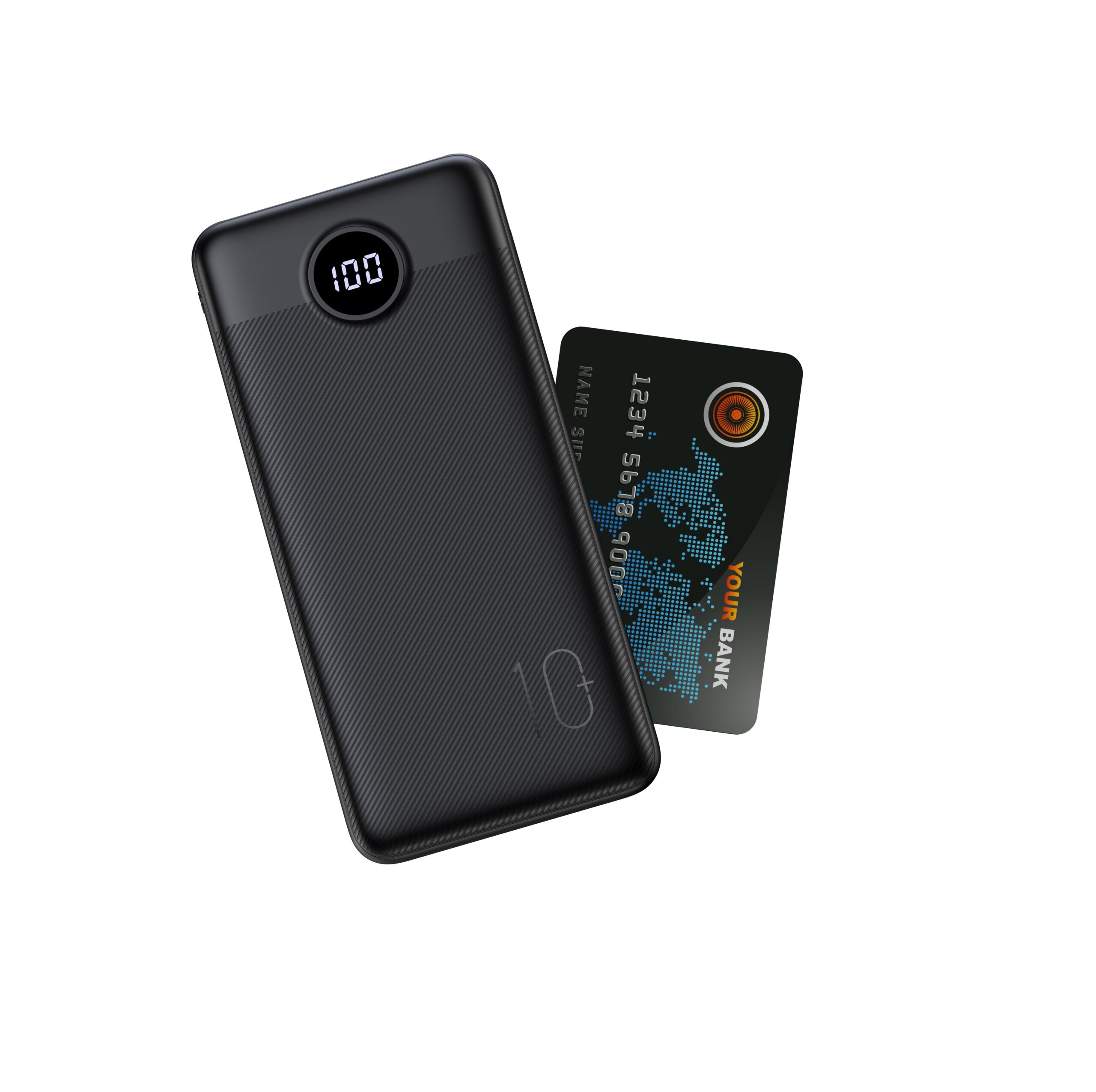 Power Bank VEGER L10S 10 000 mAh PD QC 3.0 20W čierna – Obrázok 3