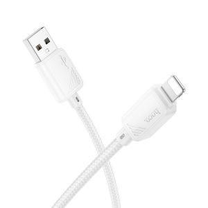 Dátový kábel HOCO X113 USB - Lightning 1m biely