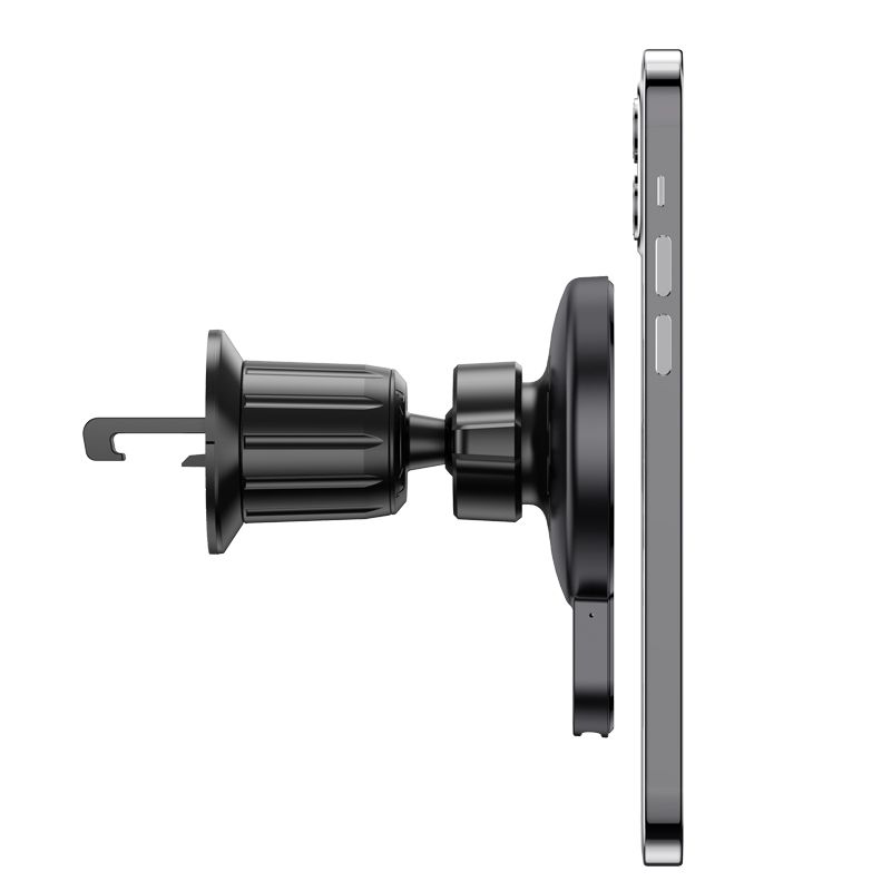 Držiak HOCO CA85 Magnetic Wireless MagSafe 15W do mriežky čierny – Obrázok 5