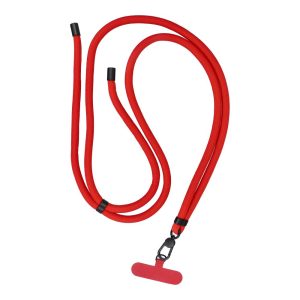 Forcell SWING nastaviteľná 8mm hrubá šnúrka na mobil červená